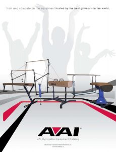 A group of people standing around some tables.