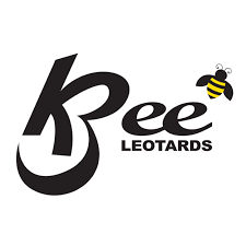A bee is written in black and yellow.